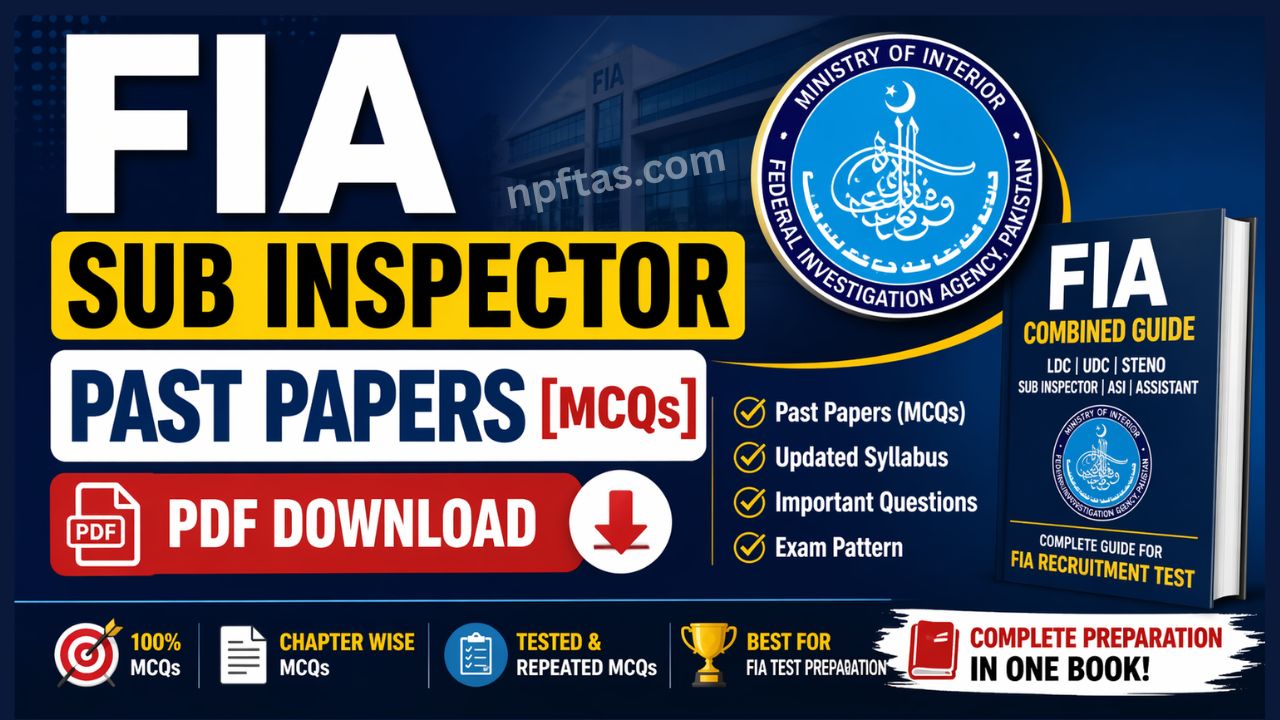 FIA Sub inspector Past Papers