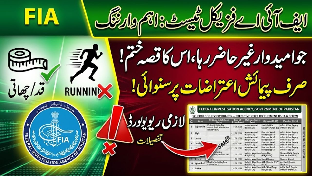 FIA Physical Test Review Board Rules